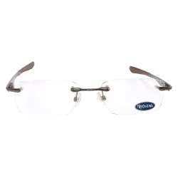 Armação Masculina Wingfold Grafite e Marrom