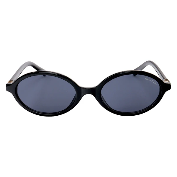 Óculos De Sol Oval MM Preto 