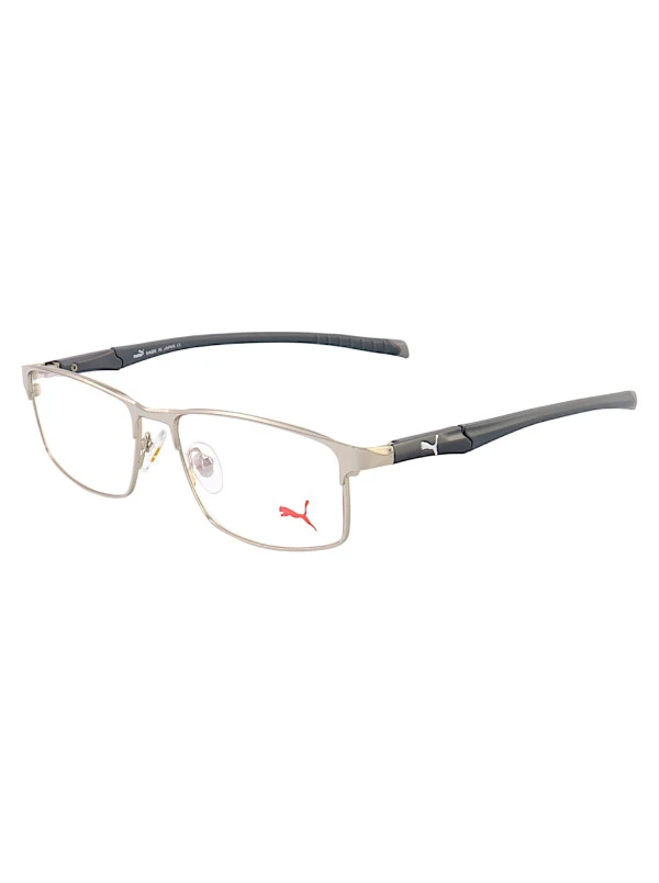 Armação de Óculos Masculino Retangular PM5365 Prata e Cinza