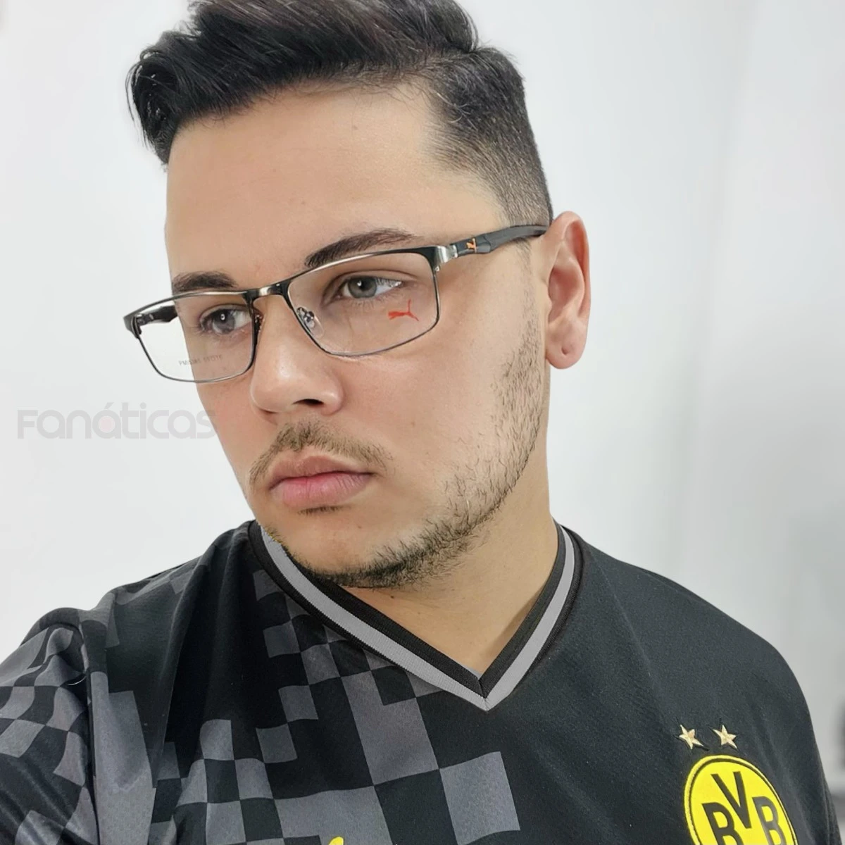 Armação de Óculos Masculino Retangular PM5365 Grafite e Laranja