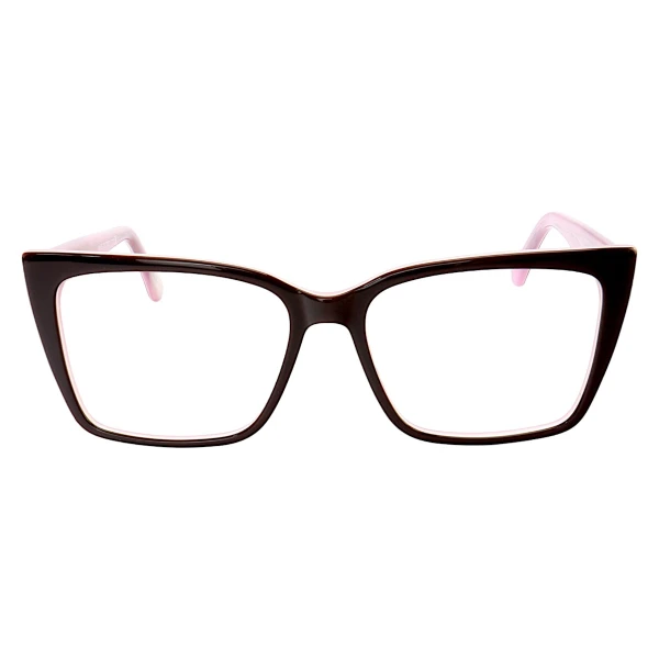 Armação de Óculos Quadrada DG5031 Preto e Rosa