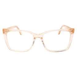 Armação de Óculos Quadrada DG5031 Creme Translucido