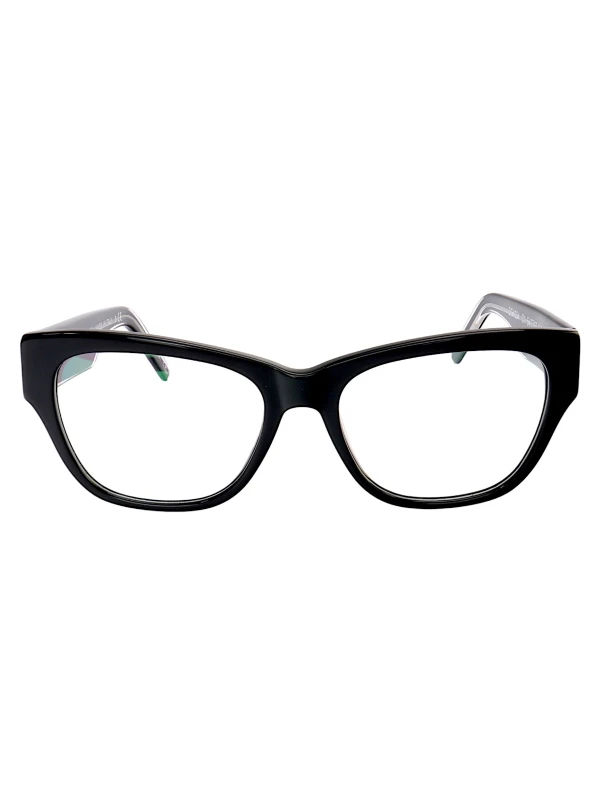 Armação de Óculos Quadrada D4054 Preto