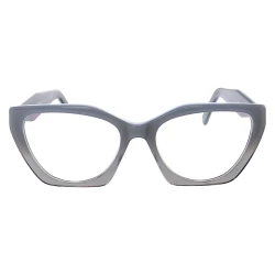 Armação de Óculos Quadrado P26YS Cinza Degrade