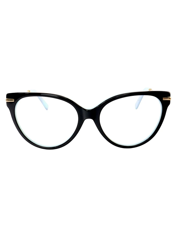Armação de Óculos Gatinho TF3051 Preto e Azul