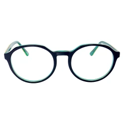 Armação de Óculos RB7187 Redondo Azul e Verde