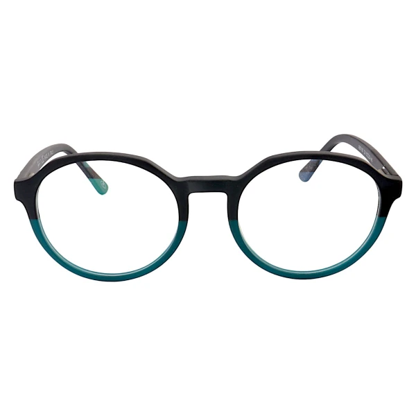 Armação de Óculos RB7187 Redondo Preto e Verde