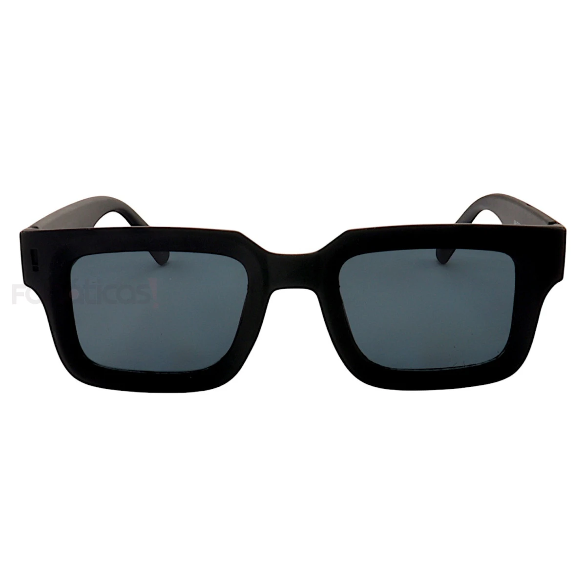 Óculos de Sol Mark Quadrado Preto Fosco