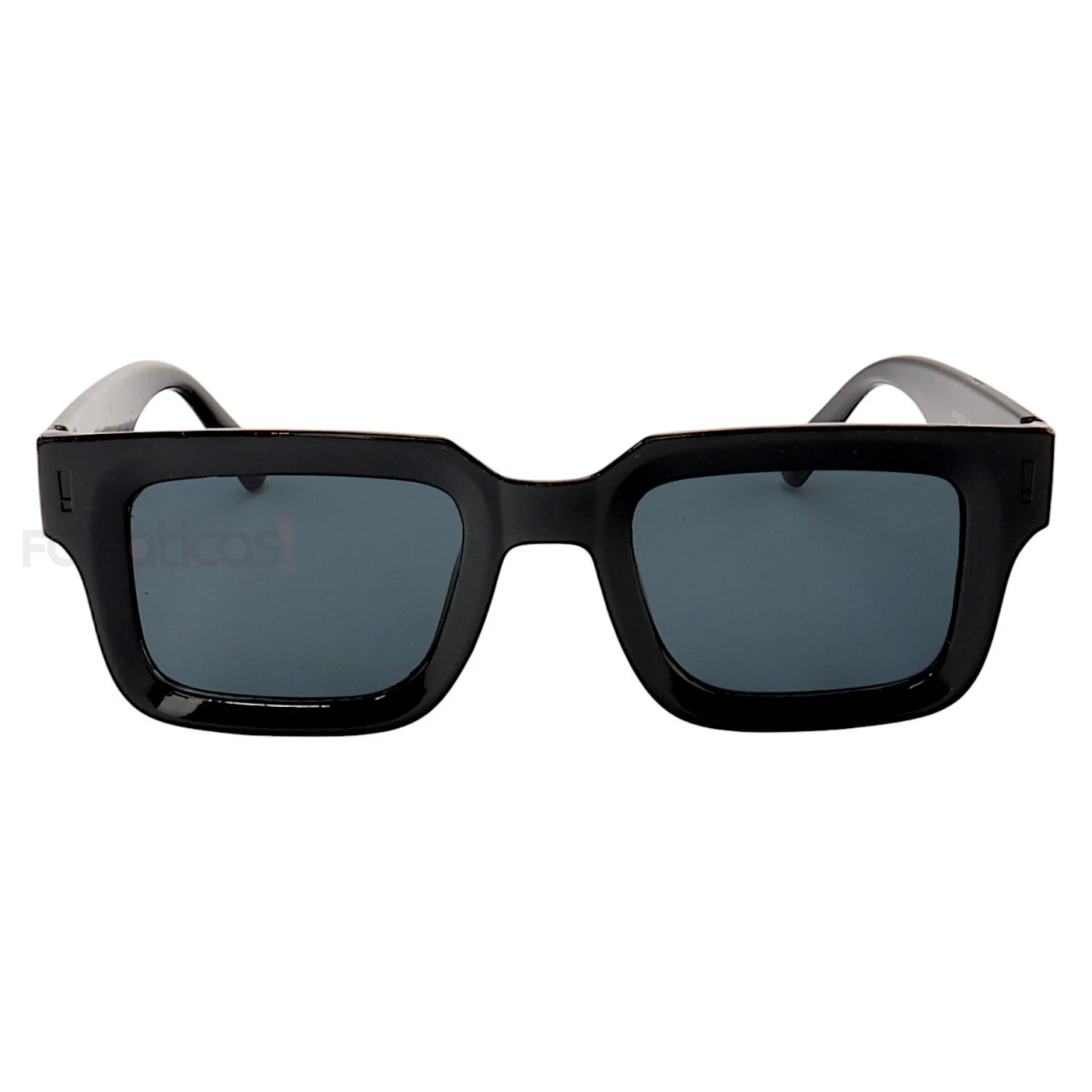 Óculos de Sol Mark Quadrado Preto Brilho