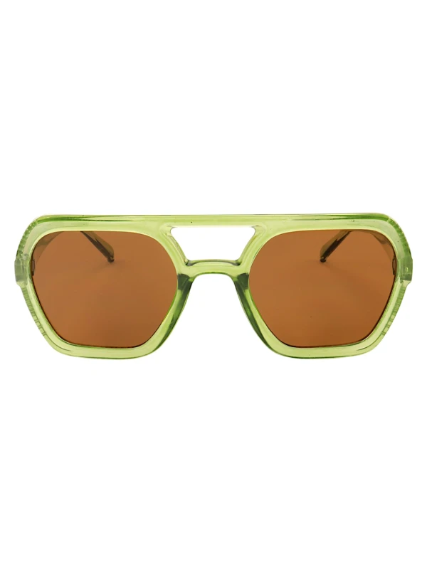 Óculos de Sol Max Verde Translucido