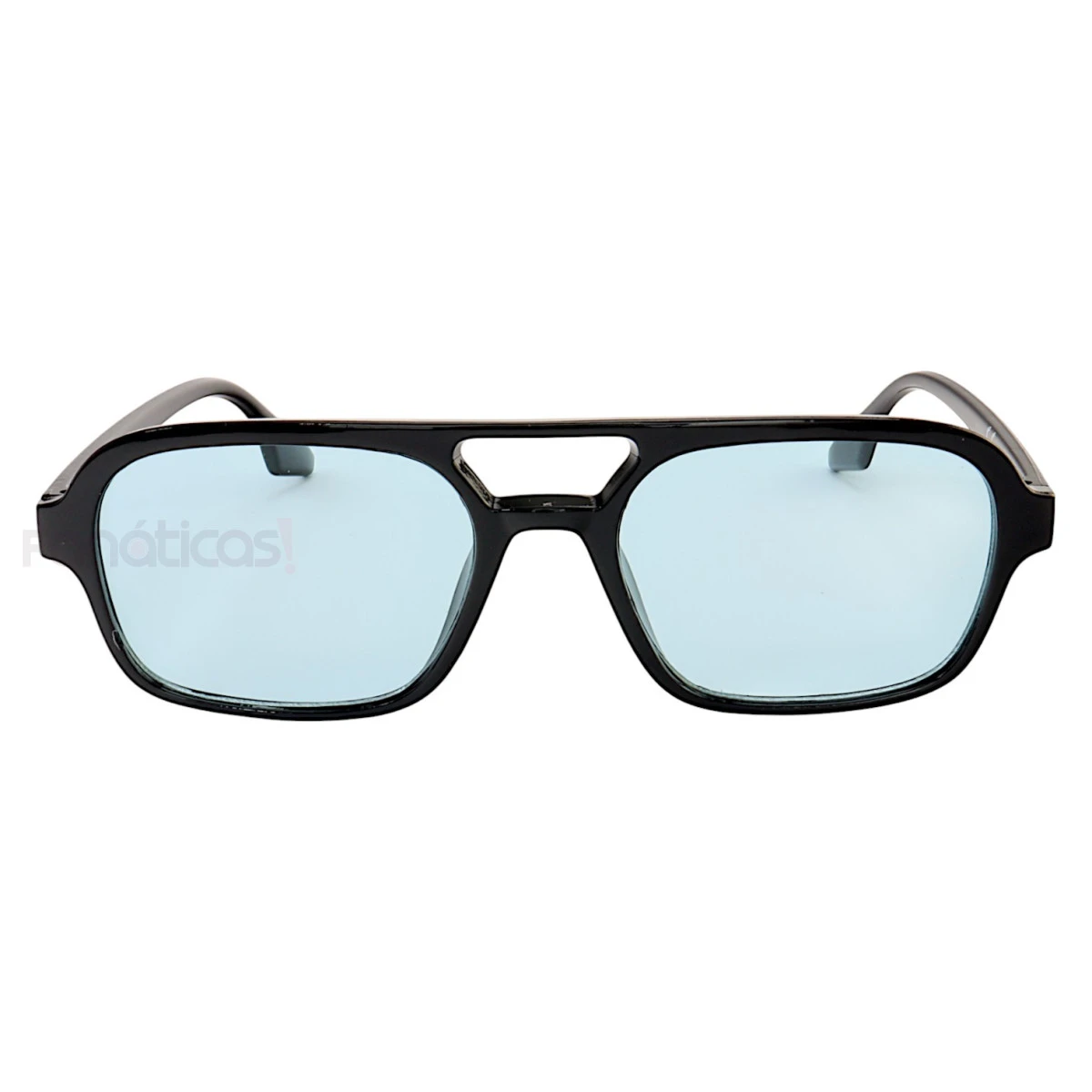 Óculos de Sol Retangular Loud Preto e Azul