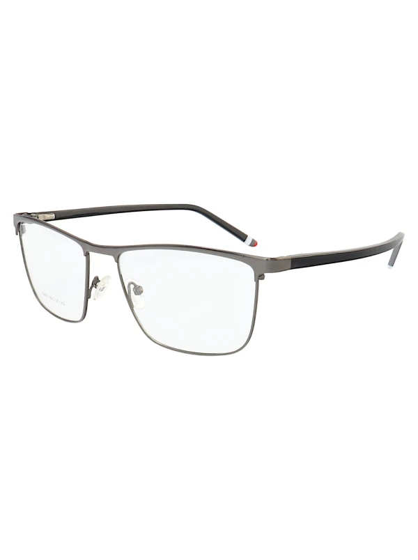 Armação de Óculos 8855 Quadrado Grafite e Preto