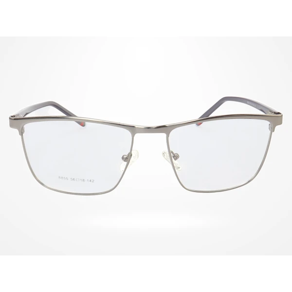 Armação de Óculos 8855 Quadrado Cinza