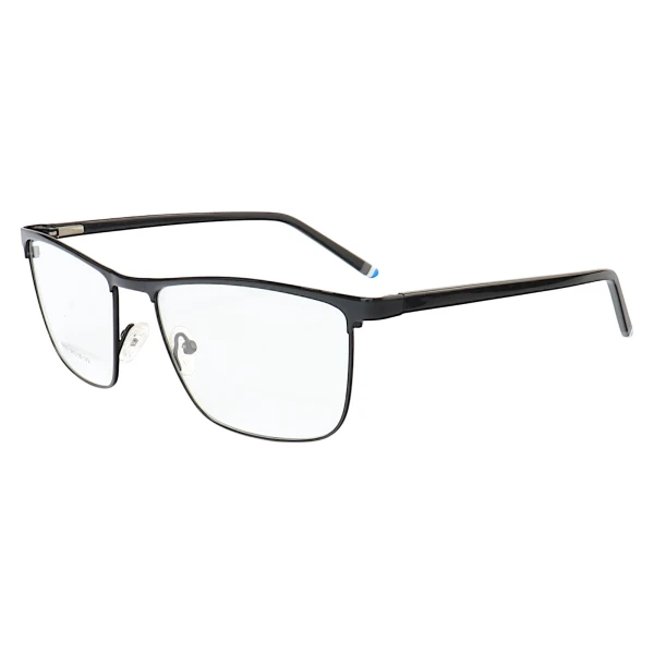 Armação de Óculos 8855 Quadrado Preto Azul