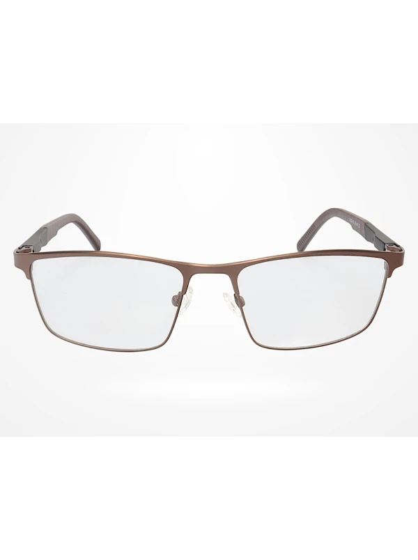 Armação de Óculos 9828 Quadrado Marrom
