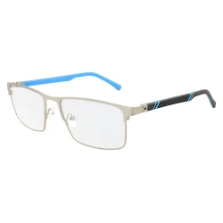 Armação de Óculos R2222 Retangular Prata