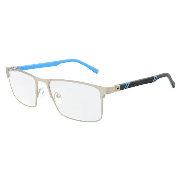 Armação de Óculos R2222 Retangular Prata