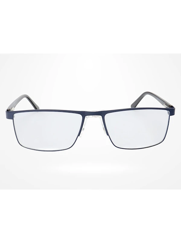 Armação de Óculos AQ230914 Retangular Azul e Preto