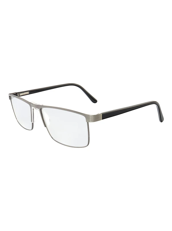 Armação de Óculos AQ230914 Retangular Grafite Escovado