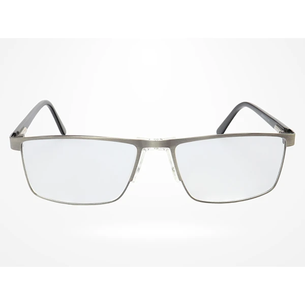 Armação de Óculos AQ230914 Retangular Grafite Escovado
