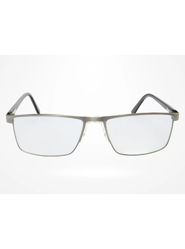 Armação de Óculos AQ230914 Retangular Grafite Escovado