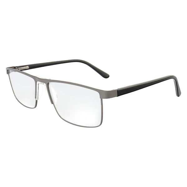 Armação de Óculos AQ230914 Retangular Grafite Fosco