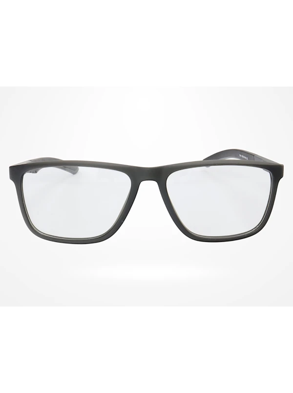 Armação de Óculos 7810 Quadrado Preto e Cinza