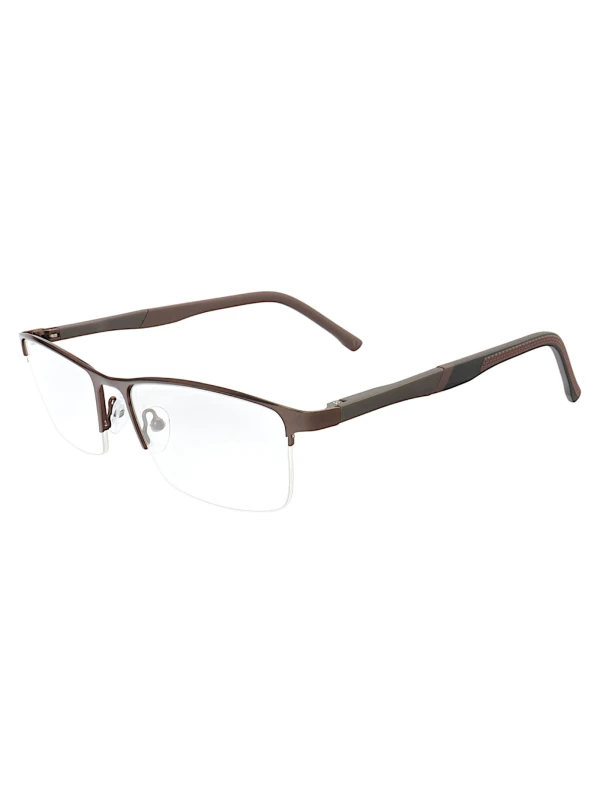 Armação de Óculos 89020 retangular Marrom
