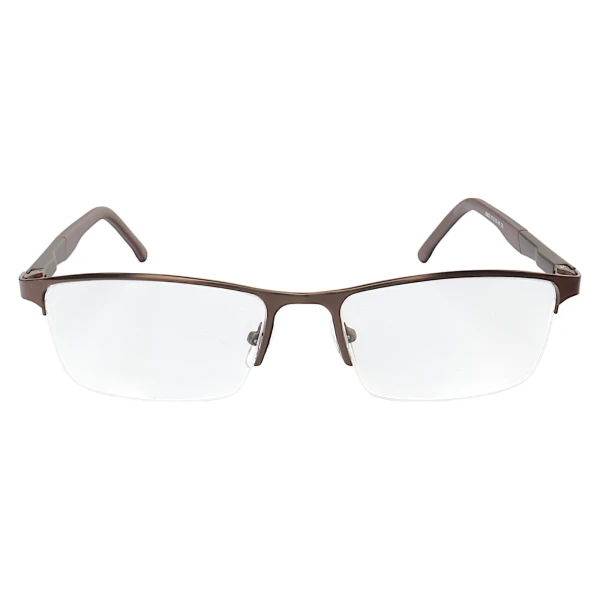 Armação de Óculos 89020 retangular Marrom