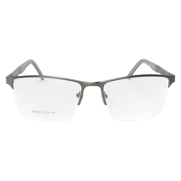 Armação de Óculos 89020 retangular Grafite e Cinza