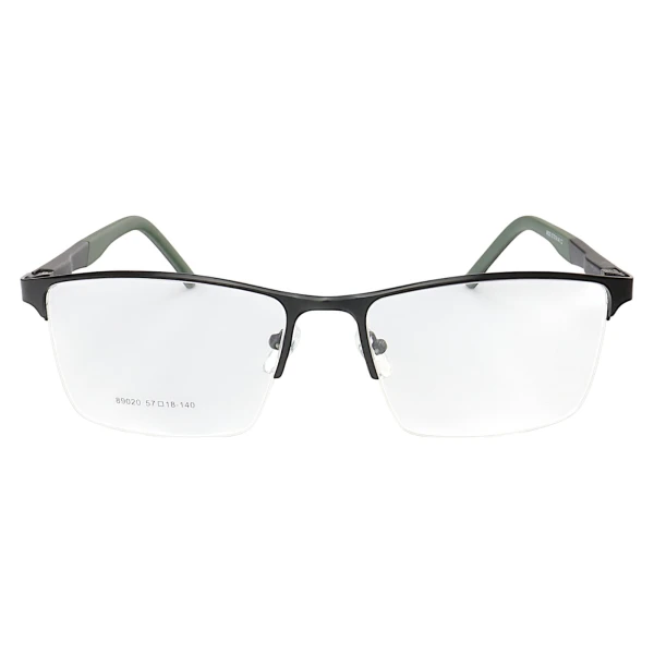 Armação de Óculos 89020 retangular Preto e Verde