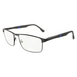 Armação de Óculos 65109 Quadrado Preto e Azul