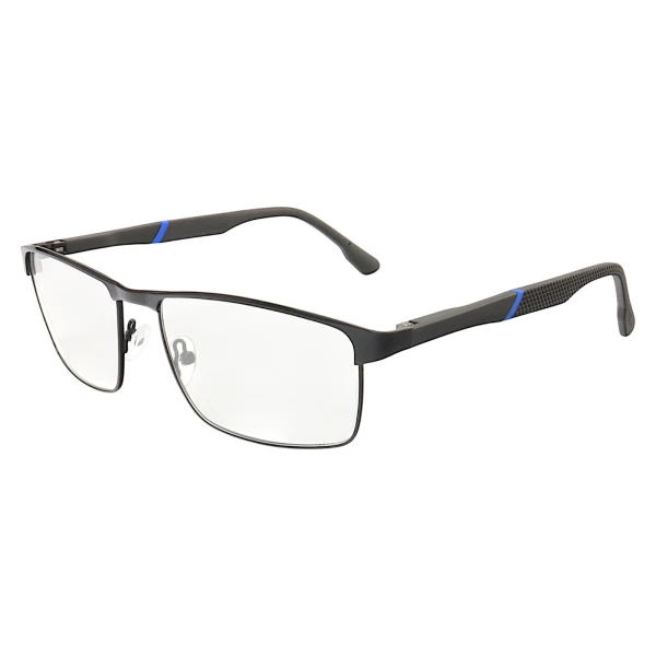 Armação de Óculos 65109 Quadrado Preto e Azul