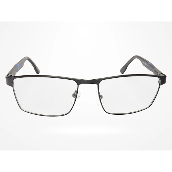 Armação de Óculos 65109 Quadrado Preto e Azul