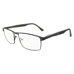 Armação de Óculos 65109 Quadrado Preto e Verde