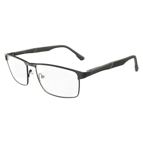 Armação de Óculos 65109 Quadrado Preto e Verde