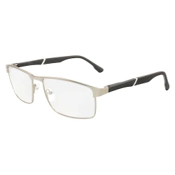 Armação de Óculos 65109 Quadrado Prata