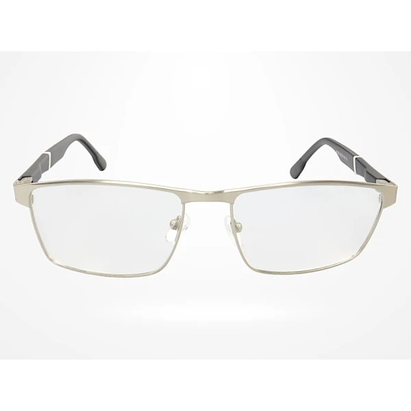 Armação de Óculos 65109 Quadrado Prata