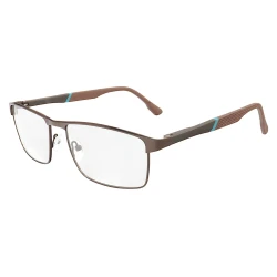 Armação de Óculos 65109 Quadrado Marrom