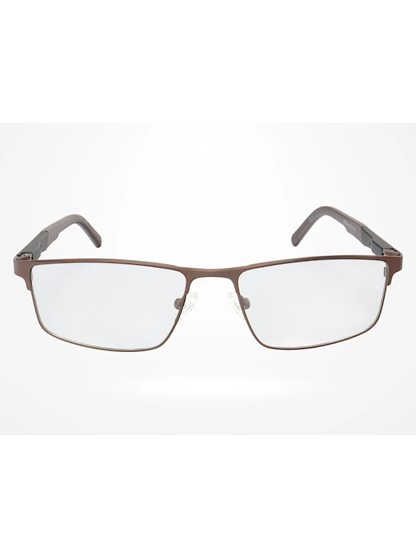Armação de Óculos 9822 Retangular Marrom