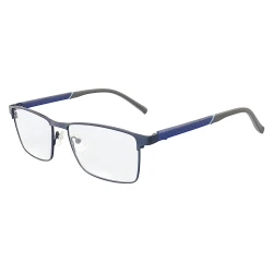 Armação de Óculos 6001 Retangular Azul