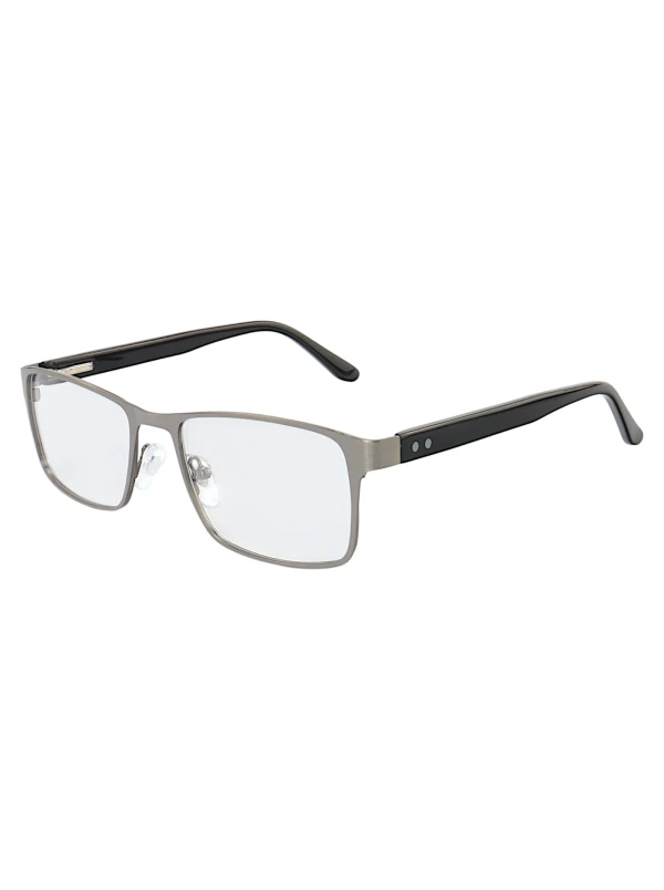 Armação de Óculos AQ240504 Retangular Grafite Escovado