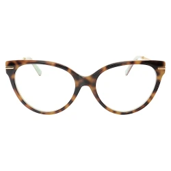 Armação de Óculos Gatinho TF3051 Tartaruga Esverdeado