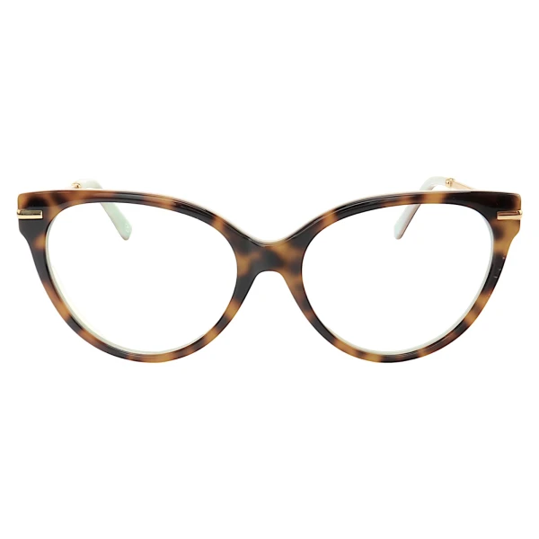 Armação de Óculos Gatinho TF3051 Tartaruga Esverdeado