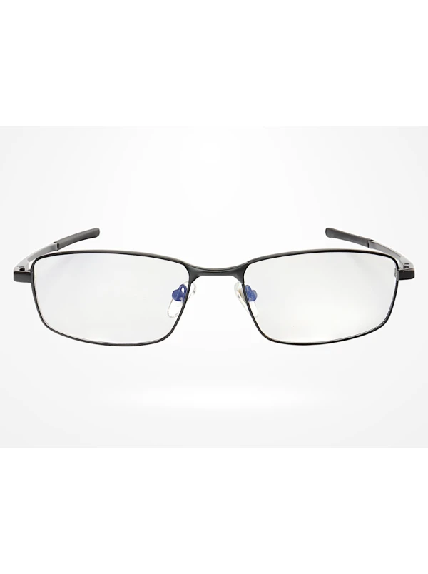 Armação de Óculos Retangular 3217 Metal Preto