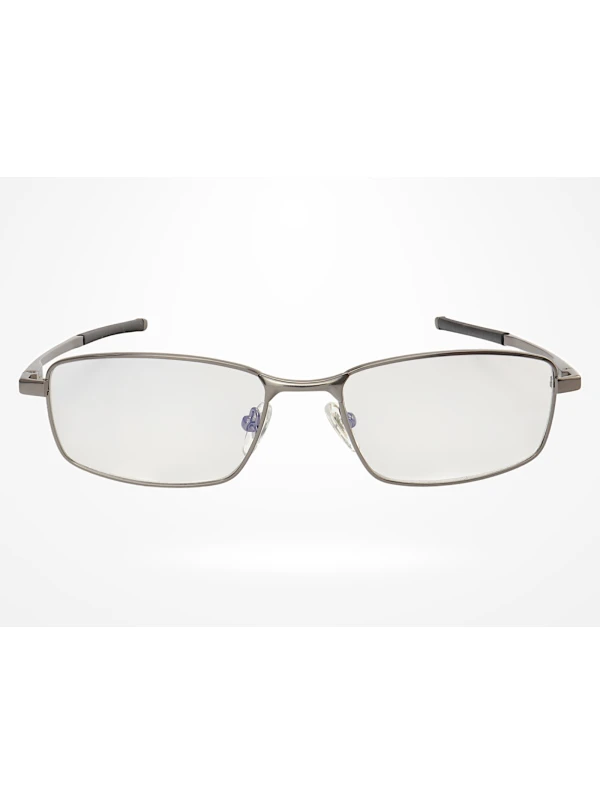 Armação de Óculos Retangular 3217 Metal Grafite