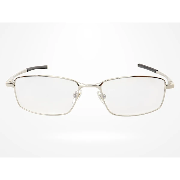 Armação de Óculos Retangular 3217 Metal Prata