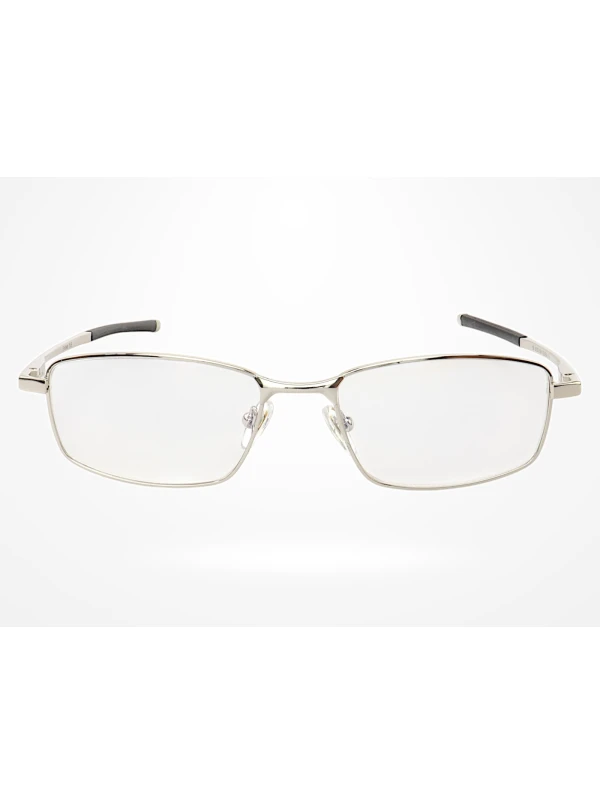 Armação de Óculos Retangular 3217 Metal Prata