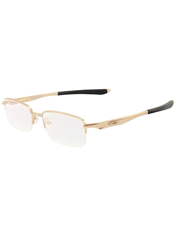 Armação de Óculos Retangular Brushed OX5040 Dourada