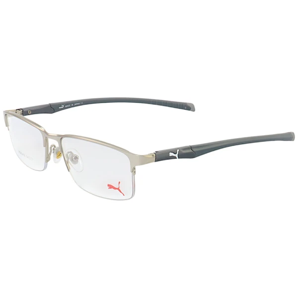 Armação de Óculos Retangular PM5450 Prata e Cinza